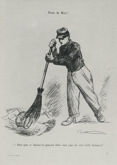 For the King! by Leon Antoine Lucien Couturier